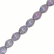 Abalorios Pinch beads de cristal Checo 5x3mm - Chalk white iris 03000/15781